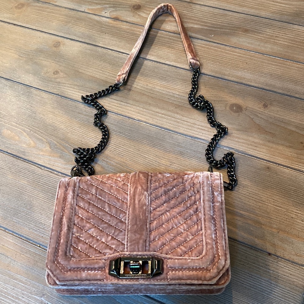 Rebecca Minkoff crossbody velvet bag